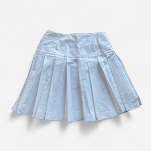 ZARA Elegant White Pleated mini Skirt